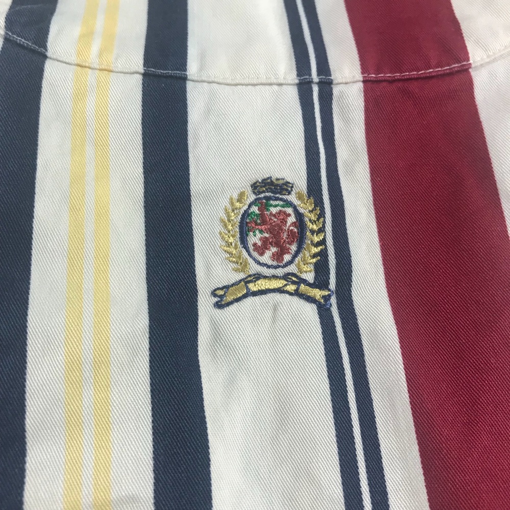 Vintage Tommy Hilfiger w/ Lion Crest Striped Sz XL